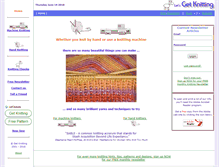 Tablet Screenshot of getknitting.com